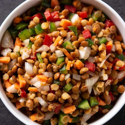 curried lentil salad