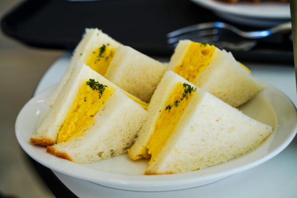 Triangle Egg Sandwiches
